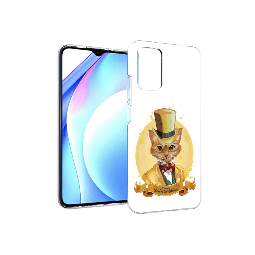 

Чехол MyPads Tocco для Xiaomi Redmi 9T кот юрист (PT226951.281.401), Прозрачный, Tocco