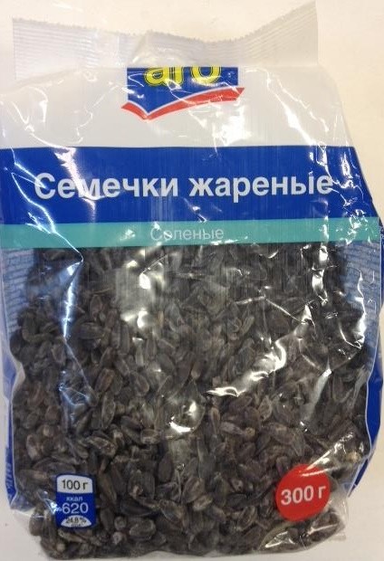 

Семечки подсолнечные Aro жареные соленые 300 г