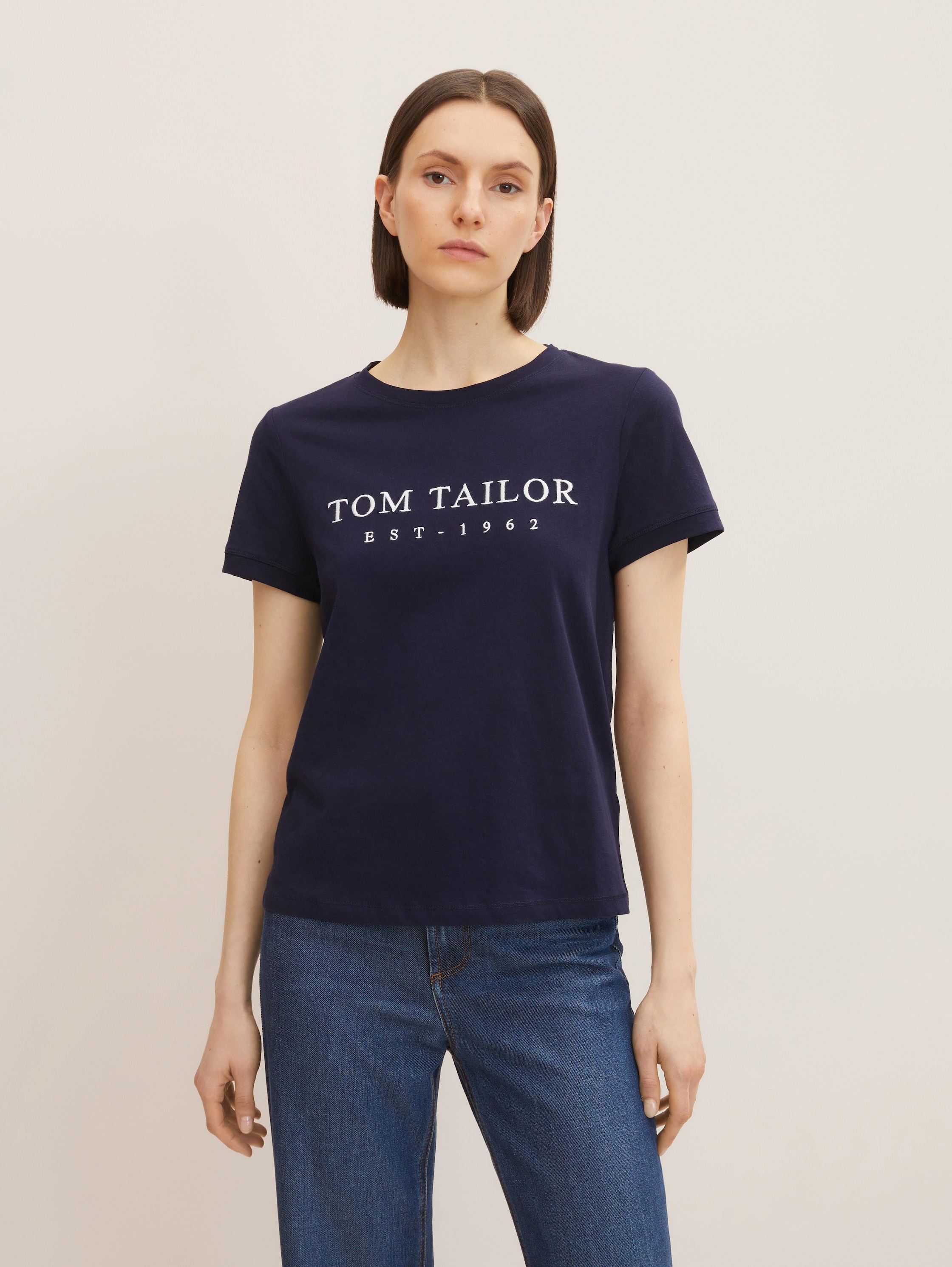 Футболка женская TOM TAILOR 1032702 синяя M