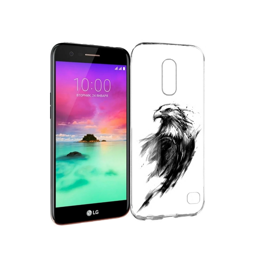 

Чехол MyPads Tocco для LG K10 (2017) чб птица (PT53386.73.670), Прозрачный, Tocco