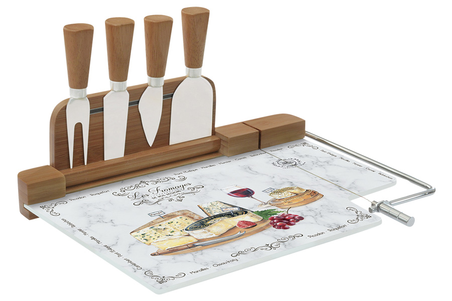 

Набор для сыра Easy Life Fromage стекло 32х22см EL-R0810-LESF, Светло-коричневый