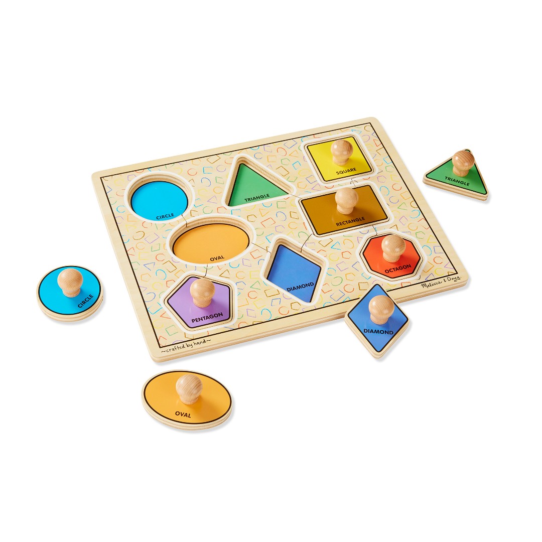 

Мои первые пазлы Melissa & Doug Геометрические фигуры