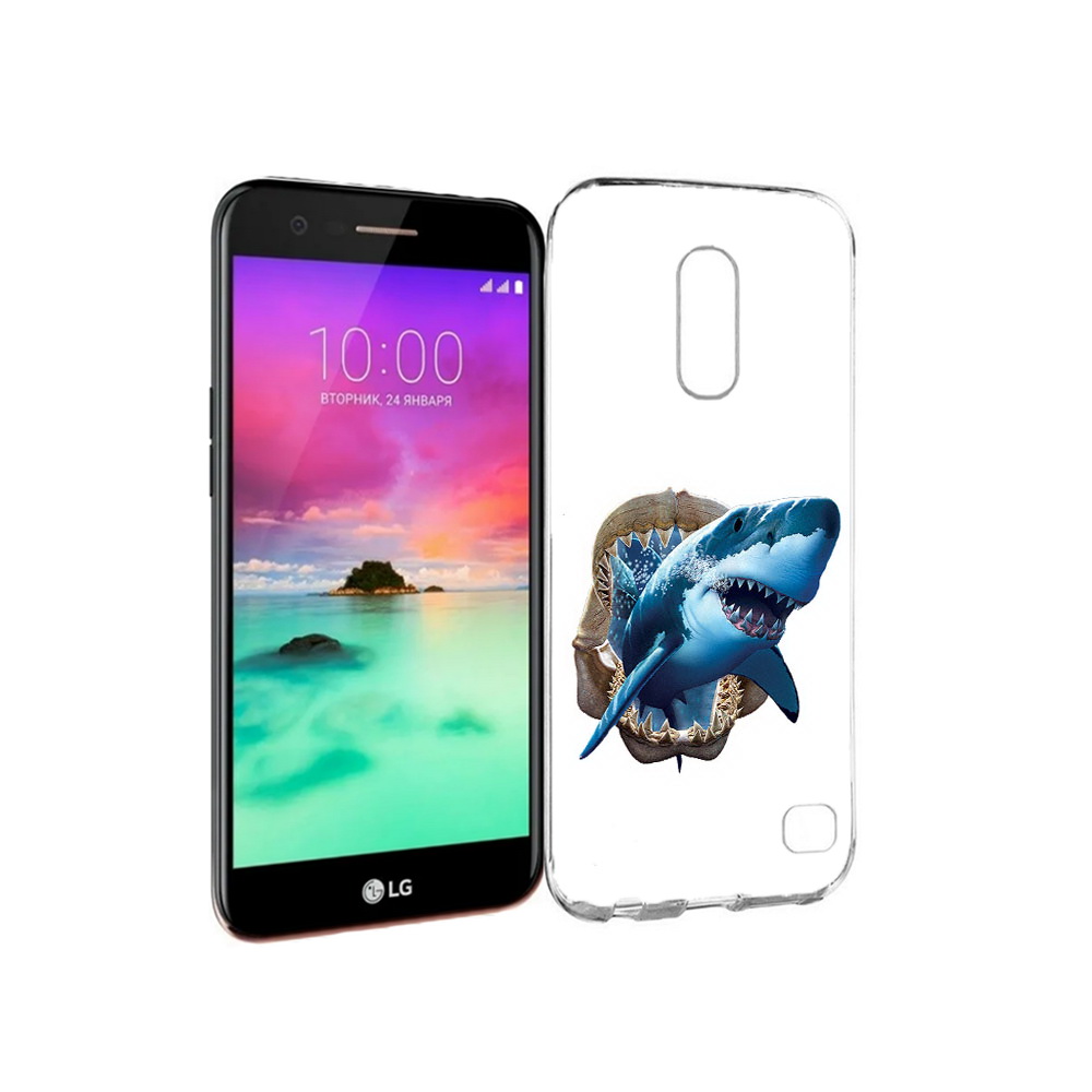 

Чехол MyPads Tocco для LG K10 (2017) челюсти (PT53386.73.675), Прозрачный, Tocco
