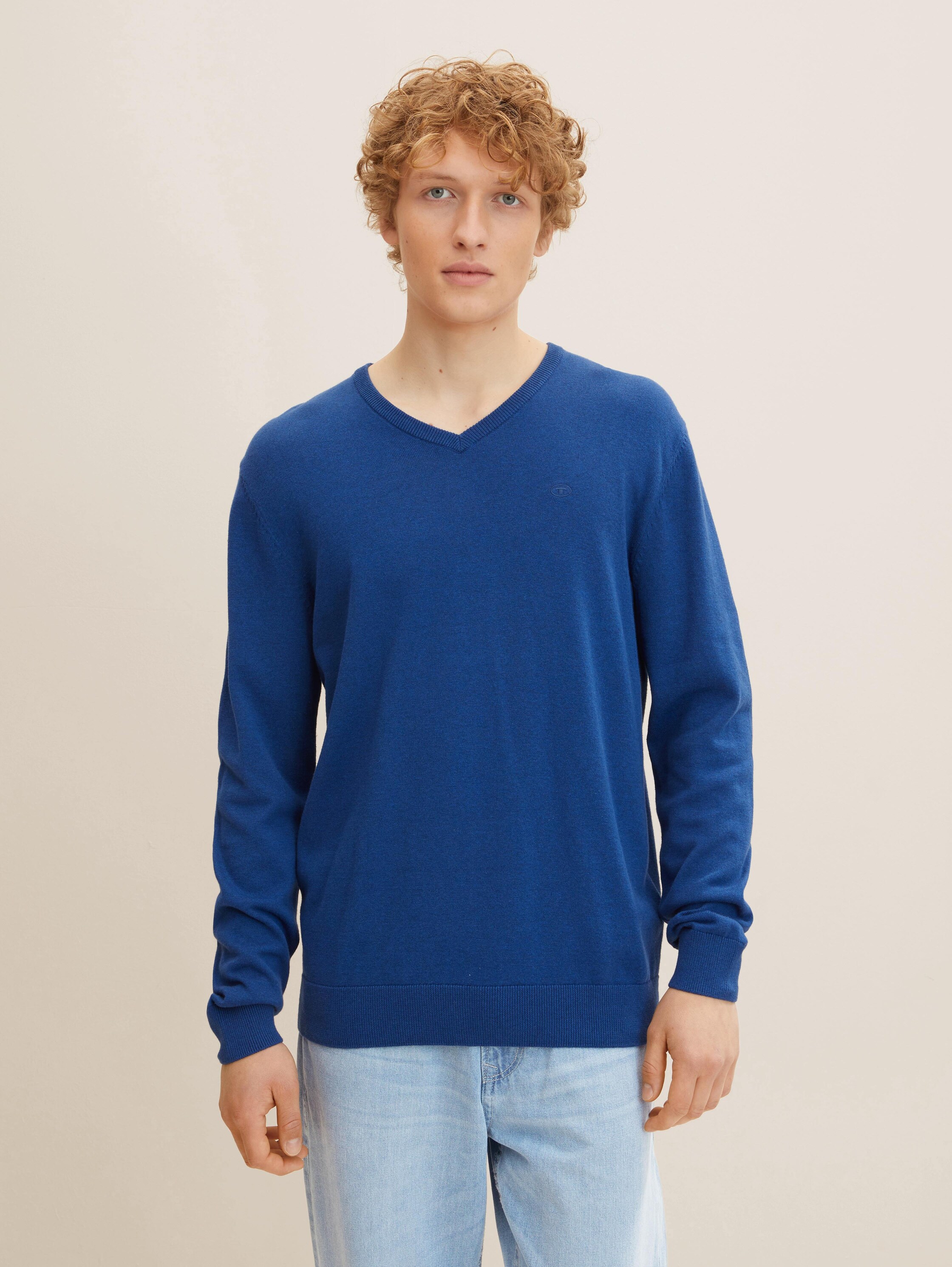 

Пуловер мужской TOM TAILOR 1027665 синий 2XL, 1027665