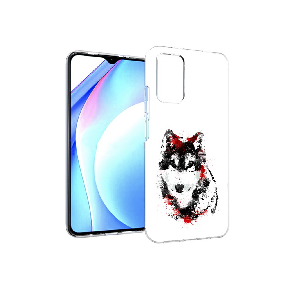

Чехол MyPads Tocco для Xiaomi Redmi 9T кровавый волк (PT226951.281.416), Прозрачный, Tocco
