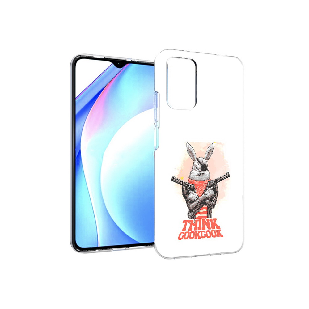 

Чехол MyPads Tocco для Xiaomi Redmi 9T кролик пират (PT226951.281.419), Прозрачный, Tocco
