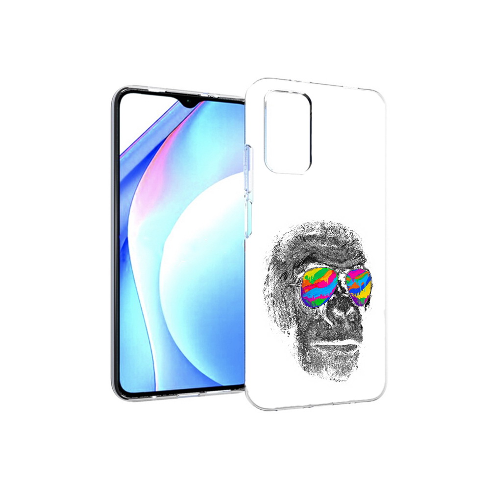 

Чехол MyPads Tocco для Xiaomi Redmi 9T крутая обезьяна в очках (PT226951.281.422), Прозрачный, Tocco