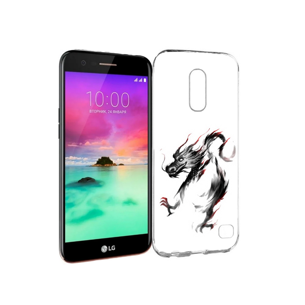 

Чехол MyPads Tocco для LG K10 (2017) черный дракон (PT53386.73.690), Прозрачный, Tocco