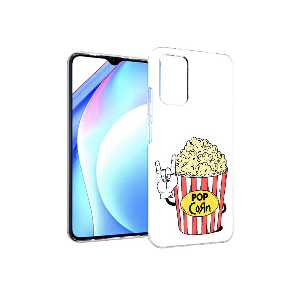 

Чехол MyPads Tocco для Xiaomi Redmi 9T крутой попкорн (PT226951.281.427), Прозрачный, Tocco