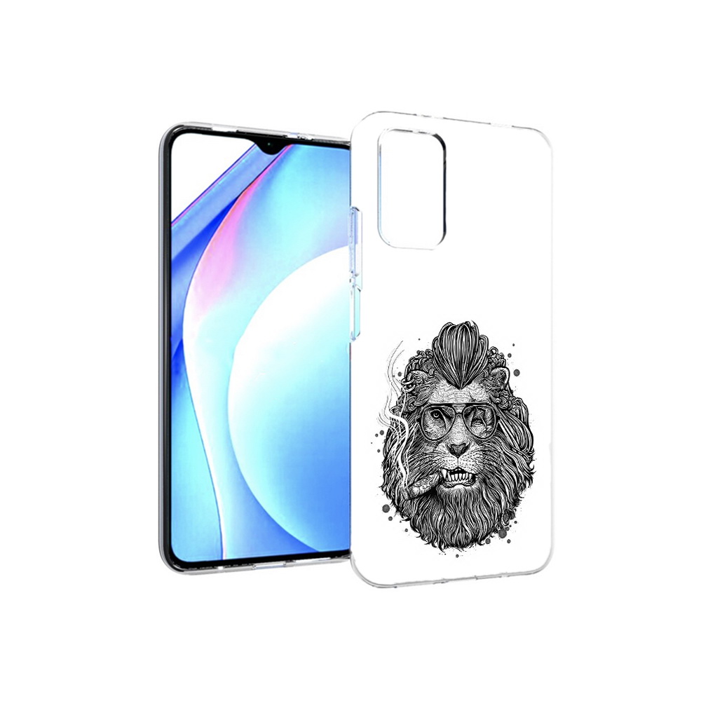 

Чехол MyPads Tocco для Xiaomi Redmi 9T курящий лев (PT226951.281.432), Прозрачный, Tocco