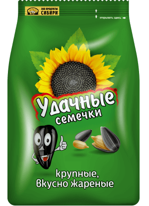 

Семечки подсолнечные Удачные жареные 160 г