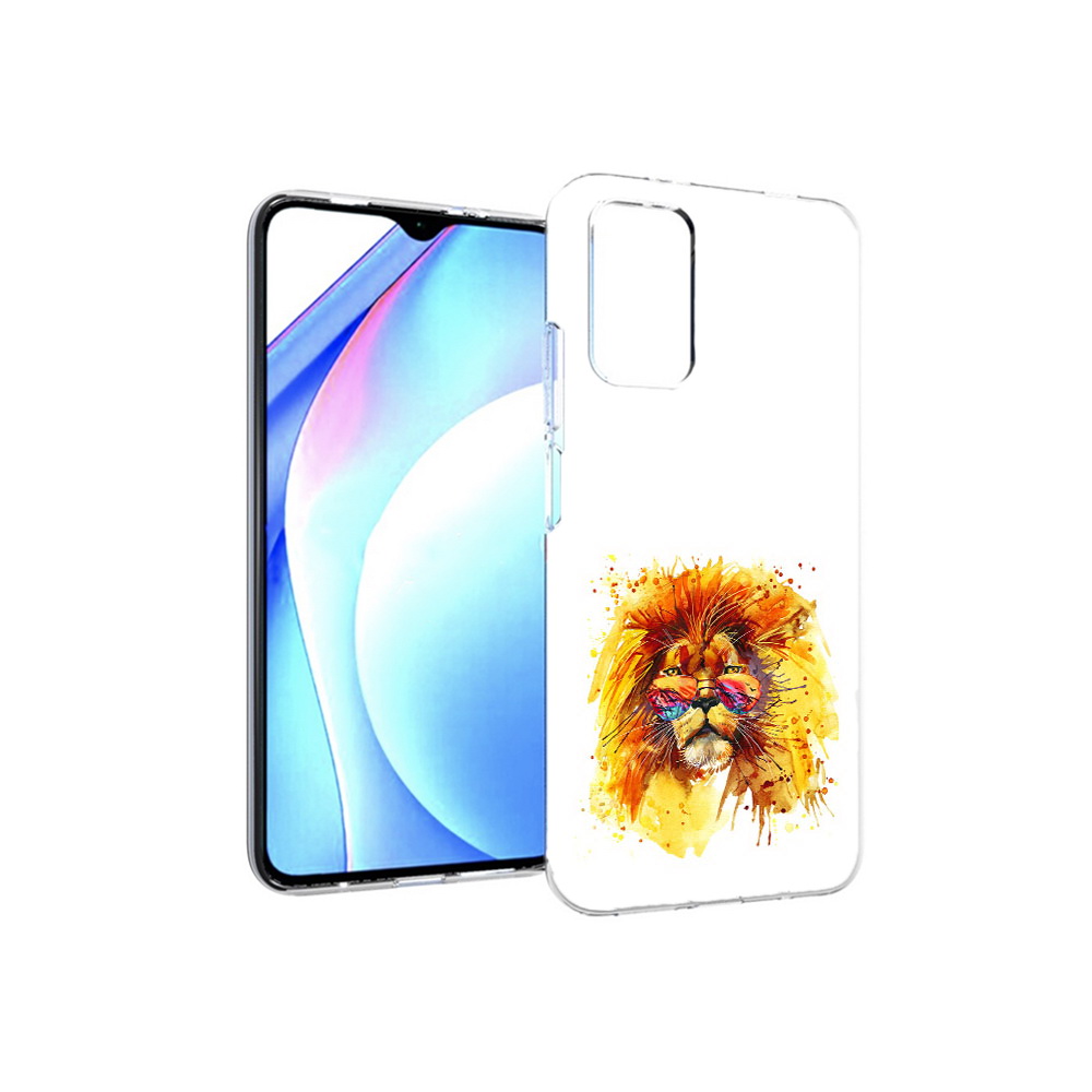

Чехол MyPads Tocco для Xiaomi Redmi 9T лев в очках (PT226951.281.436), Прозрачный, Tocco