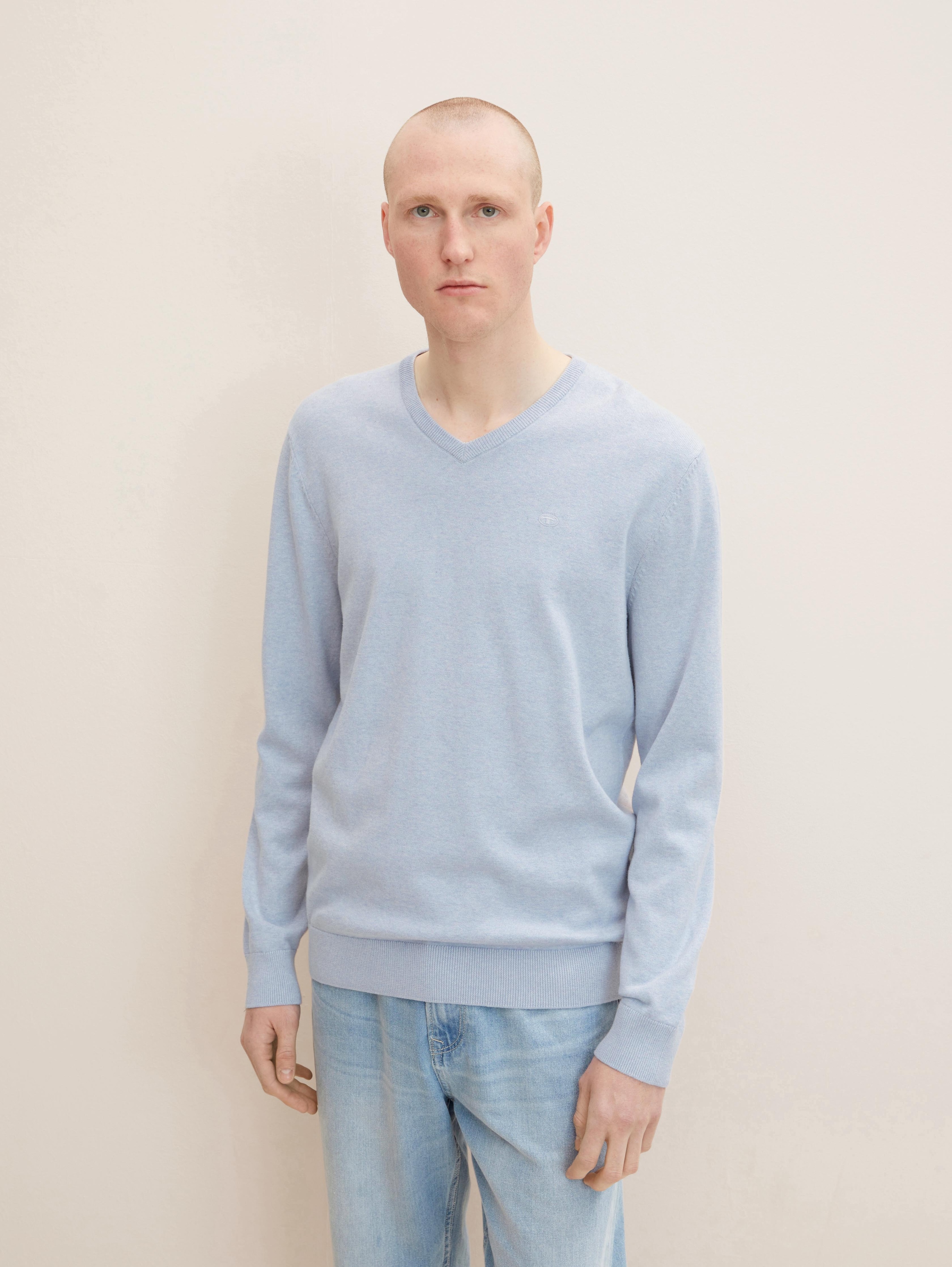 

Пуловер мужской TOM TAILOR 1027665 голубой 3XL, 1027665