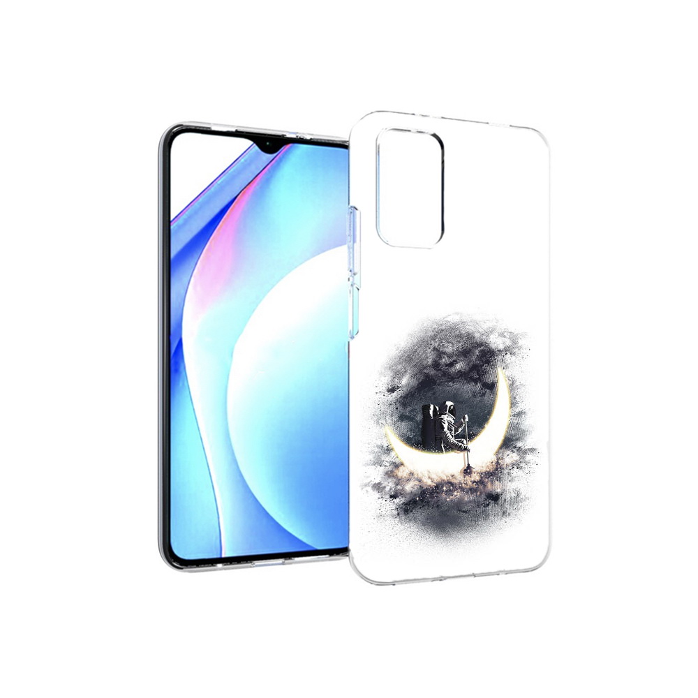 

Чехол MyPads Tocco для Xiaomi Redmi 9T лунный путешественник (PT226951.281.448), Прозрачный, Tocco