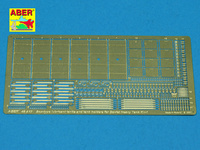 

48 A17 Aber 1/48 Фототравление Box-type lubricant tanks & Round tank holders