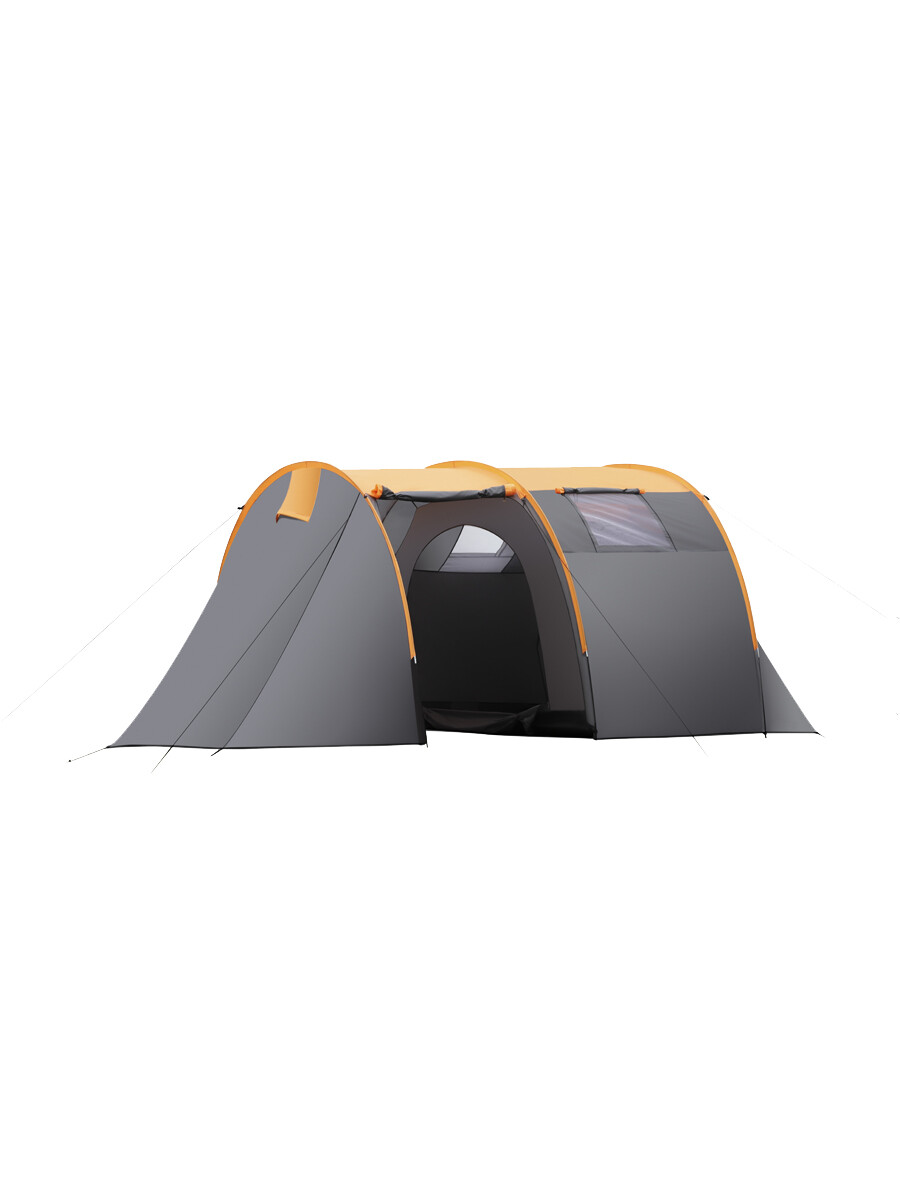 фото Палатка для кемпинга elliprun, байкал, двухслойная 4х-местная, 420х260х170 см zp-l003