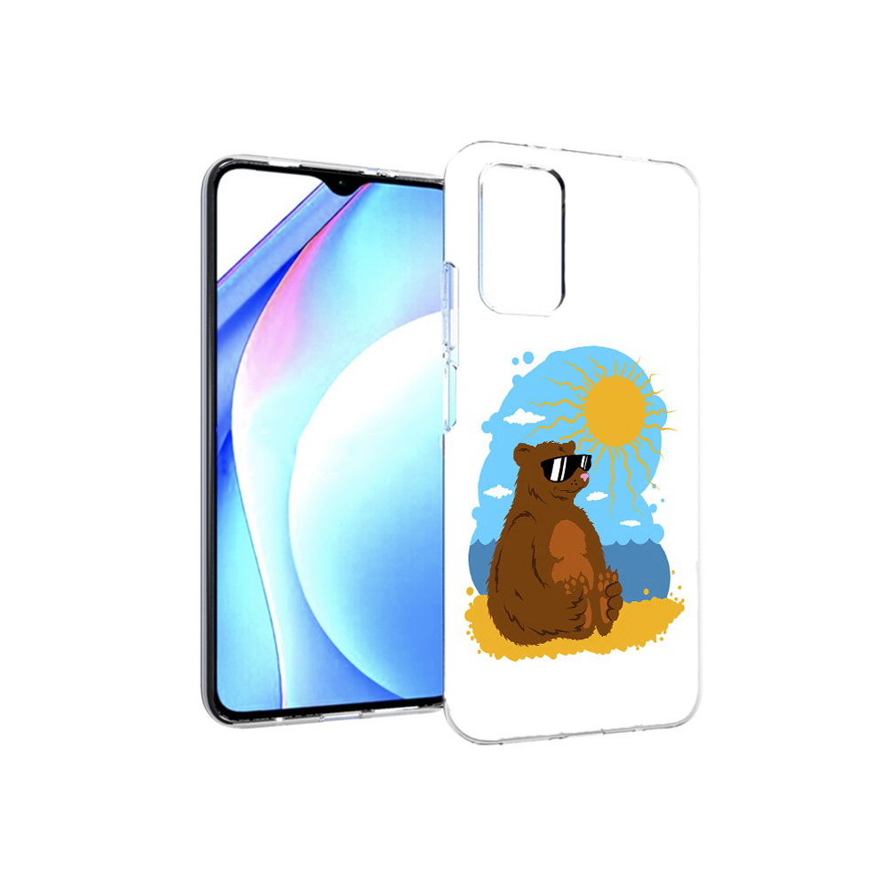 

Чехол MyPads Tocco для Xiaomi Redmi 9T медведь на чиле (PT226951.281.468), Прозрачный, Tocco