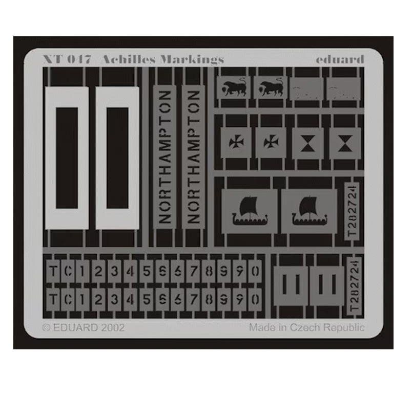 

XT047 Eduard 1/35 Маска для Achilles Markings, Цветной