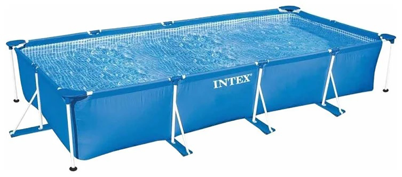 фото Бассейн каркасный intex rectangular frame pool set, 450х220х84см 28274np