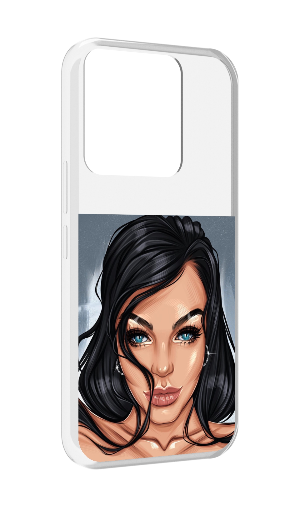 

Чехол MyPads голубые-глаза-у-брюнетки женский для Tecno Spark Go 2022 / Tecno Spark 8C, Прозрачный, Tocco