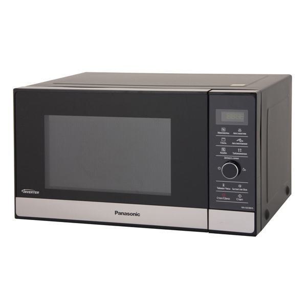 Микроволновая печь с грилем Panasonic NN-GD38HSZPE черный, серый микроволновая печь с грилем panasonic nn gd38hszpe серый