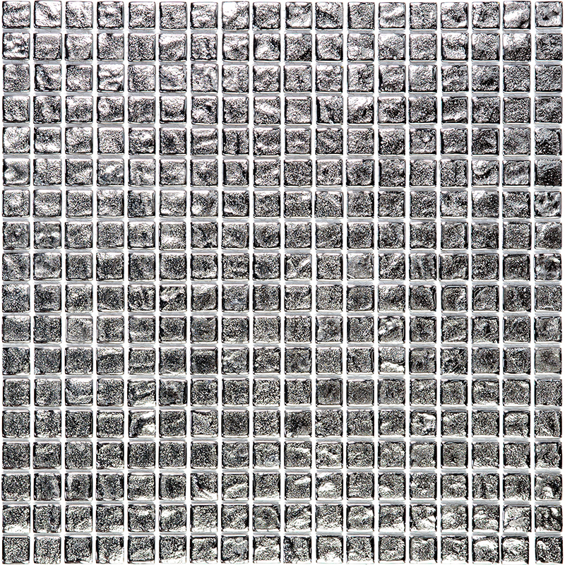 фото Мозаика из стекла natural crystal серебро квадрат bsu-12-15 14,5x14,5