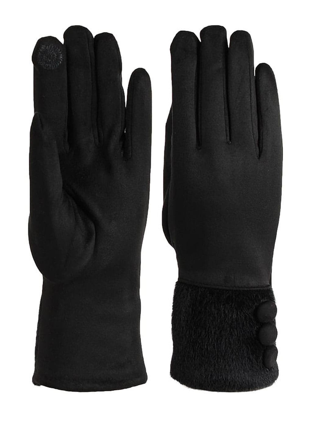 

Перчатки женские Каляев 50461 черные, р. One Size, 50461