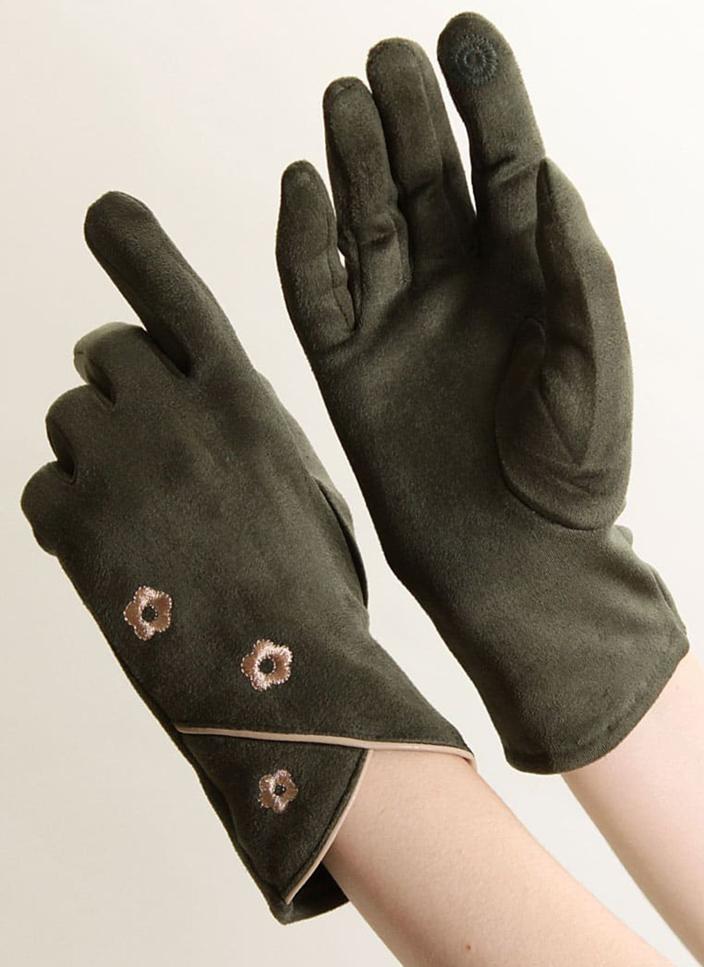 

Перчатки женские Каляев 50466 зеленые, р. One Size, 50466
