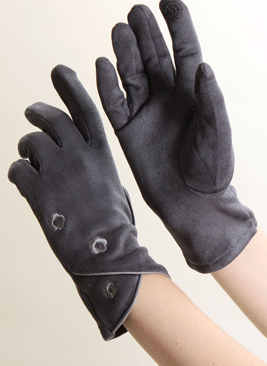 

Перчатки женские Каляев 50466 серые, р. One Size, 50466