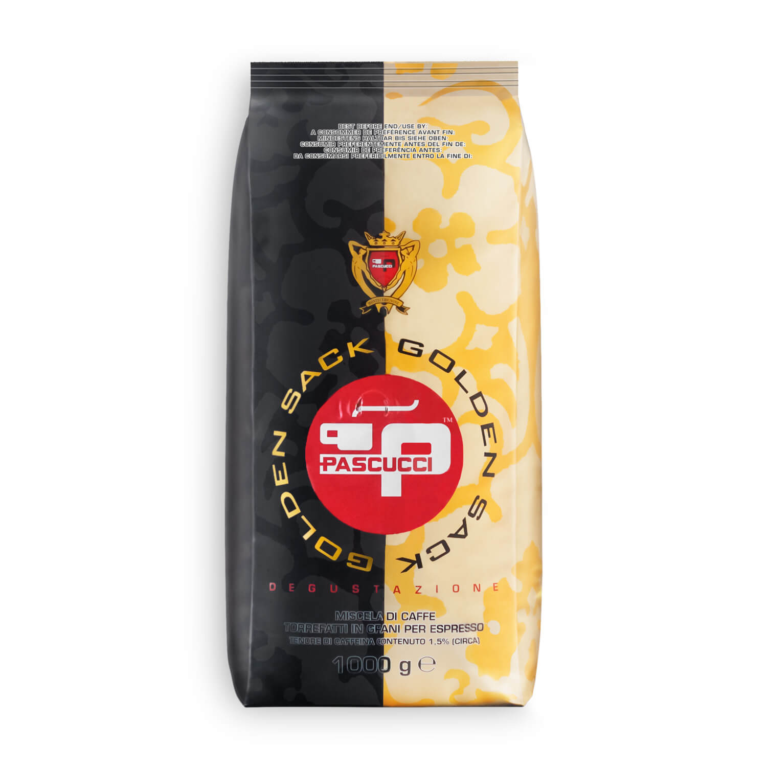 

Кофе в зернах Pascucci GOLDEN SACK 1000г., GOLDEN SACK