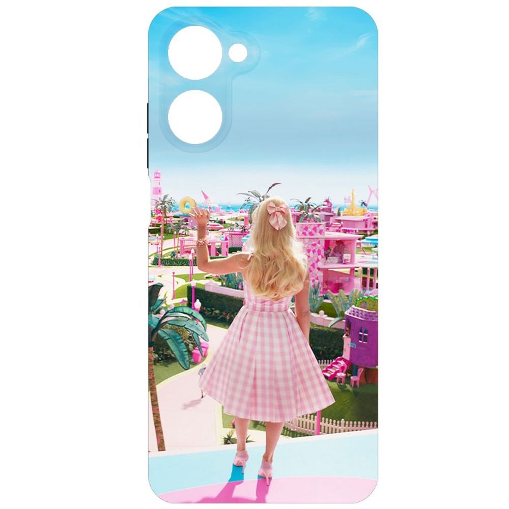 Чехол-накладка Krutoff Soft Case Барбиленд для Realme 10 4G черный