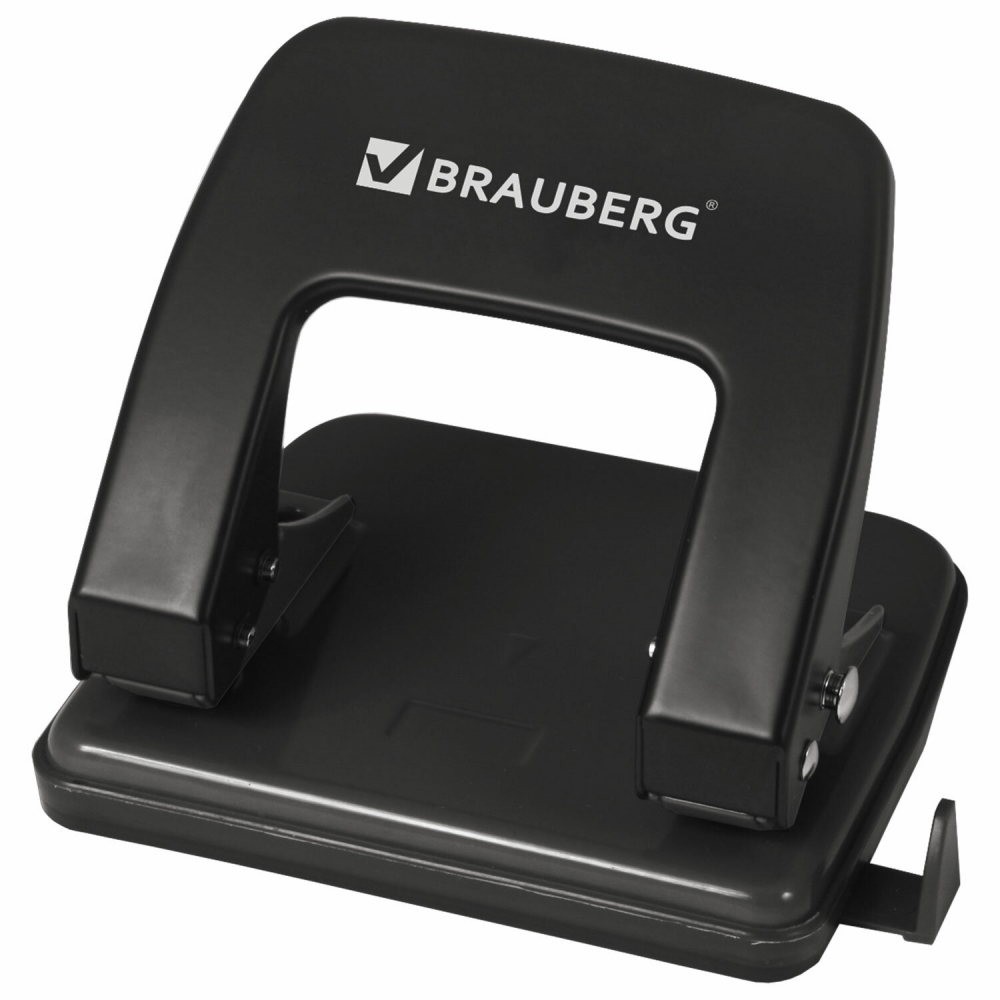 

Набор из 2 шт, Дырокол металлический Brauberg Classic, до 25 листов, черный, 229697