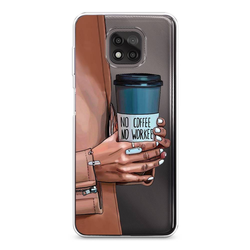 

Чехол Awog на Motorola Moto G Power 2021 "No coffee", Разноцветный, 242750-7