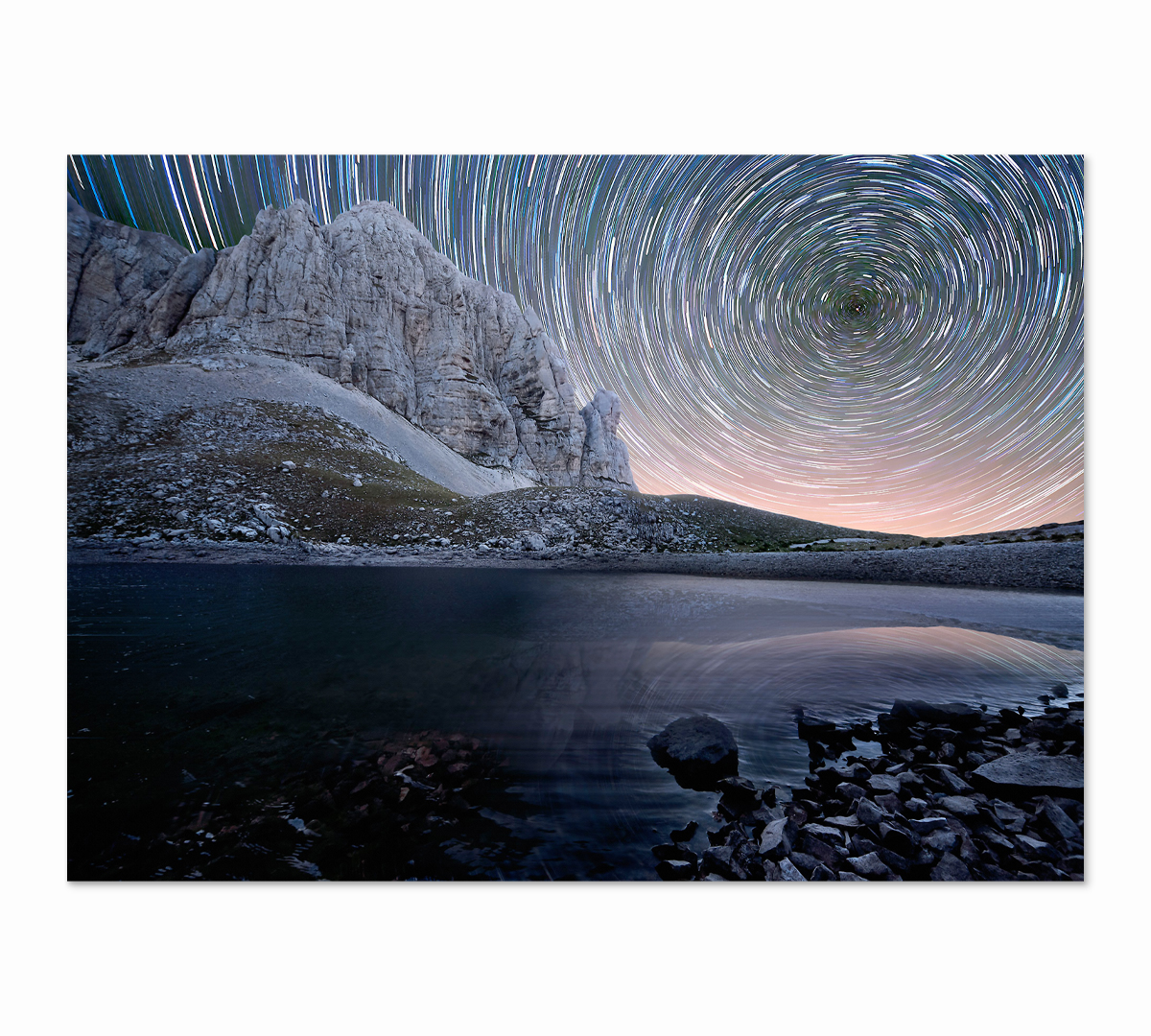 

Картина интерьерная на холсте Poly Print Art Звездный вихрь 70х50 см