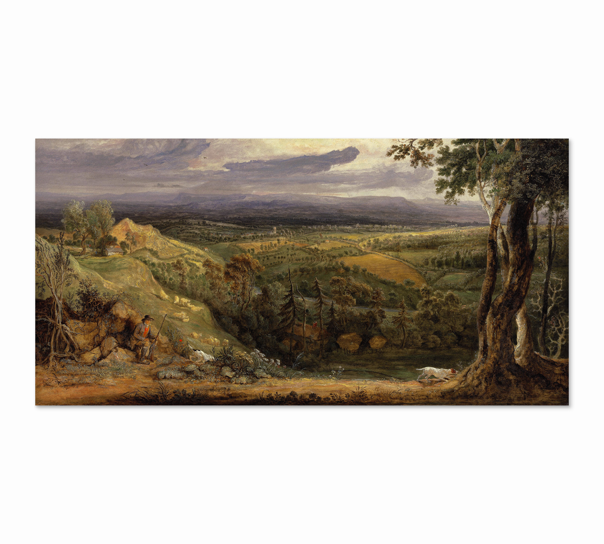 

Картина интерьерная на холсте Poly Print Art На охоте 30х60 см.
