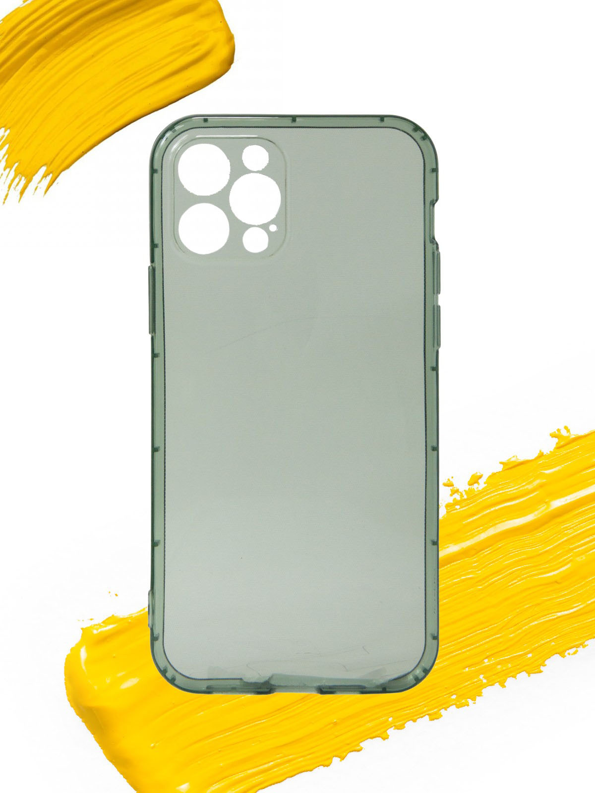 

Чехол для Apple iPhone 12 Pro, прозрачный зеленый, Silicone case