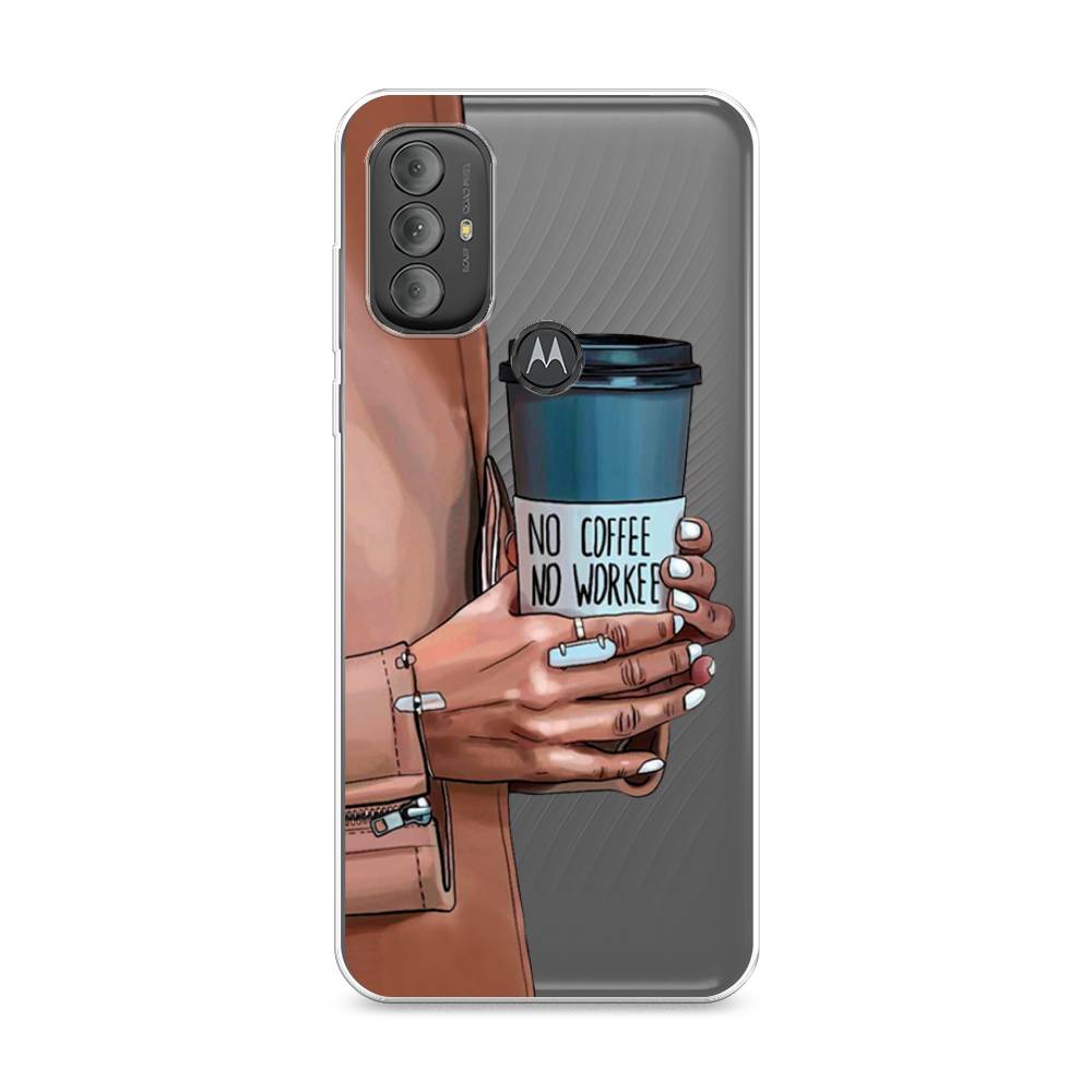 

Чехол Awog на Motorola Moto G Power 2022 "No coffee", Разноцветный, 242850-7