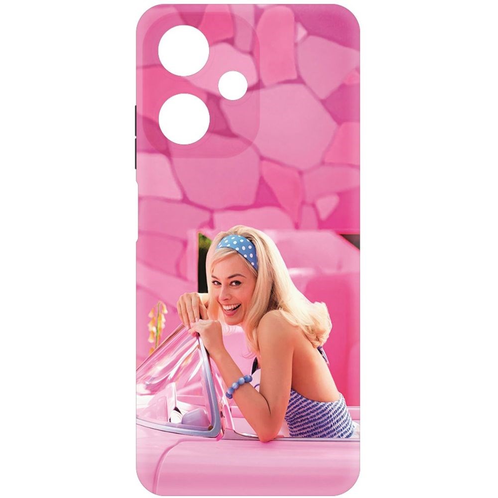 

Чехол-накладка Krutoff Soft Case Барби в розовом для Infinix Hot 30 Play черный
