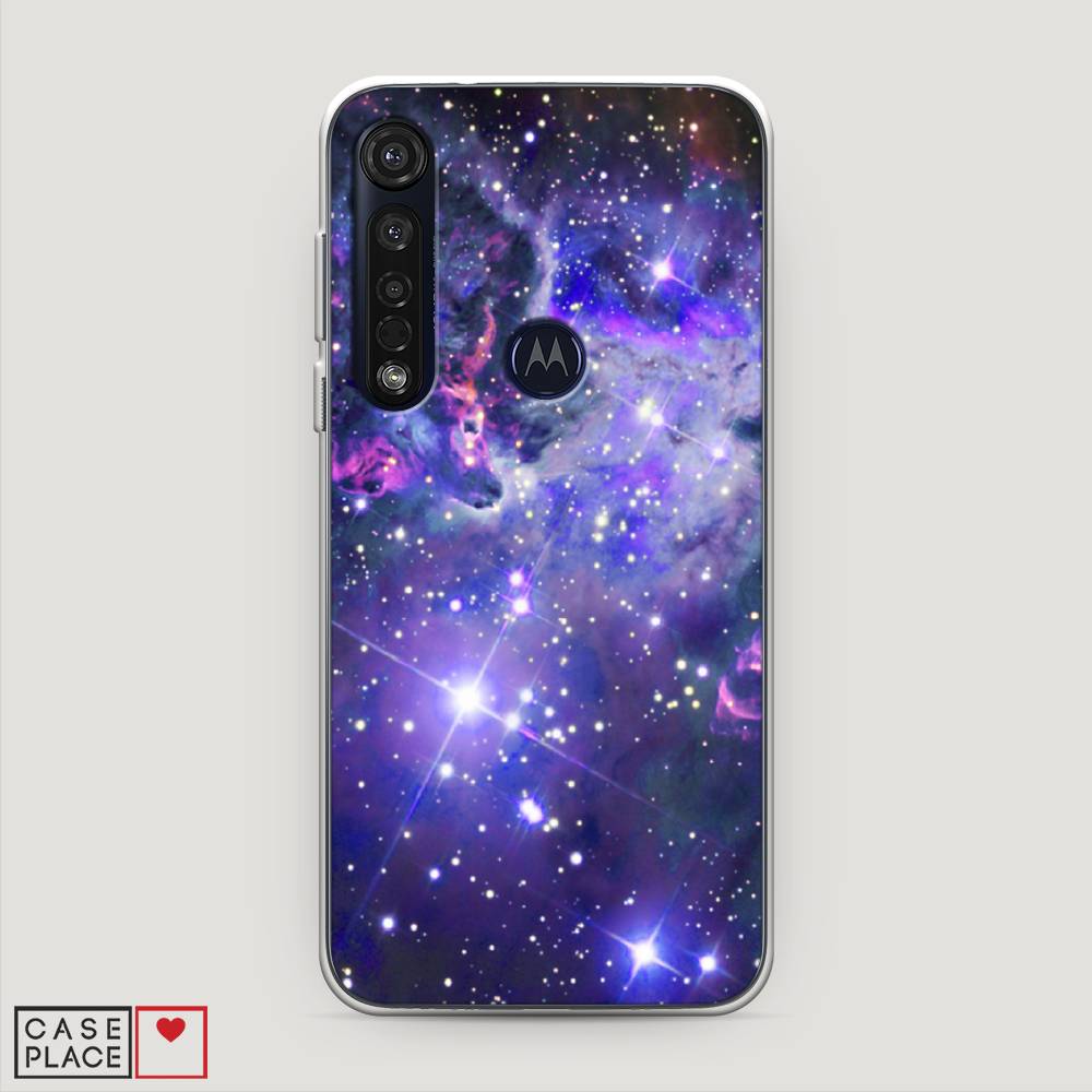 

Чехол Awog на Motorola Moto G8 Plus "Яркая галактика", Разноцветный, 241450-4