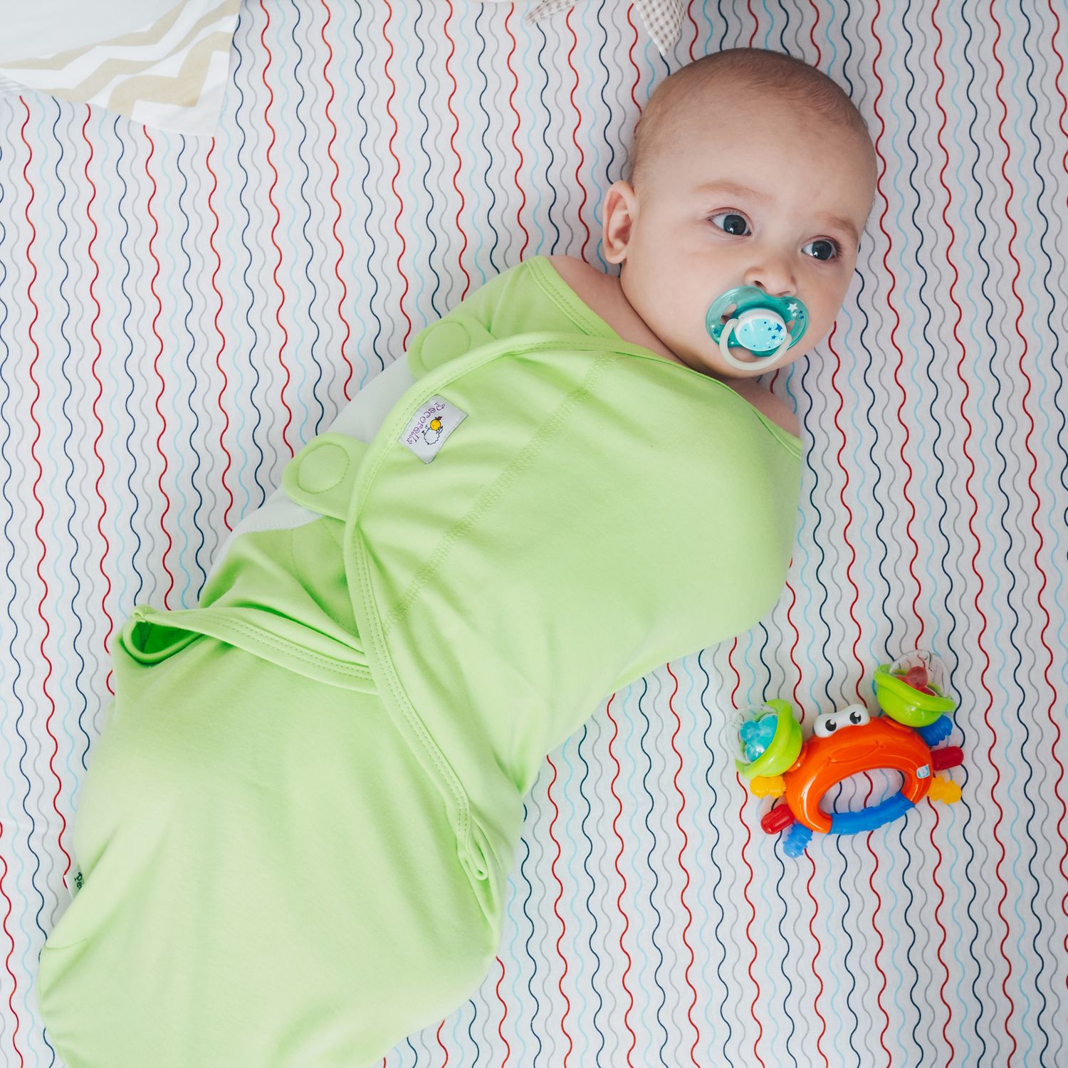 

Пеленка-кокон Pecorella SwaddleFun, салатовый