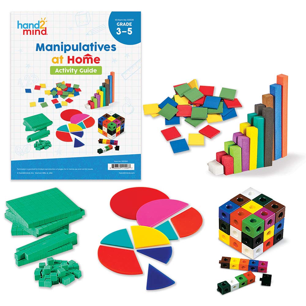

Математический набор hand2mind возьми с собой, 3-5 ступень 8-10 лет, 315 элементов