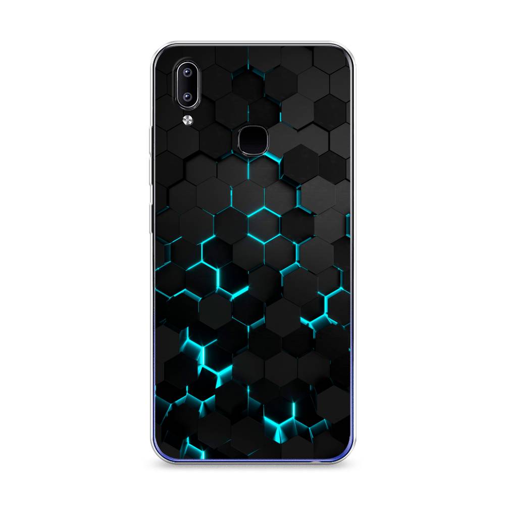 

Силиконовый чехол "Соты бирюзовые" на Oppo Reno 5 Pro