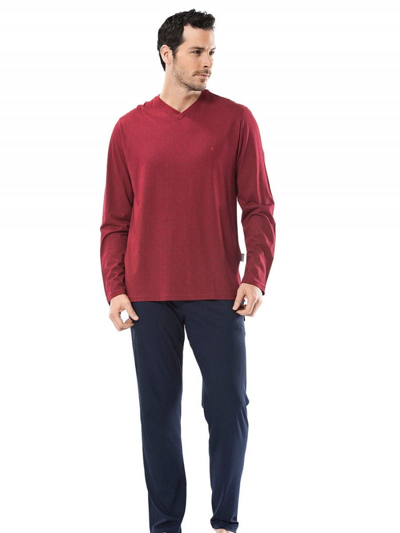 

Комплект мужской Cacharel 2153 бордовый XL, 2153