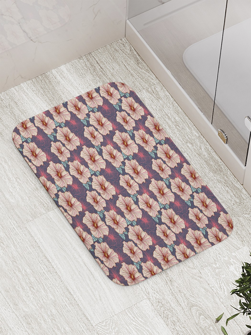 

bath_8076 Коврик противоскользящий для ванной, сауны, бассейна, 77х52 см