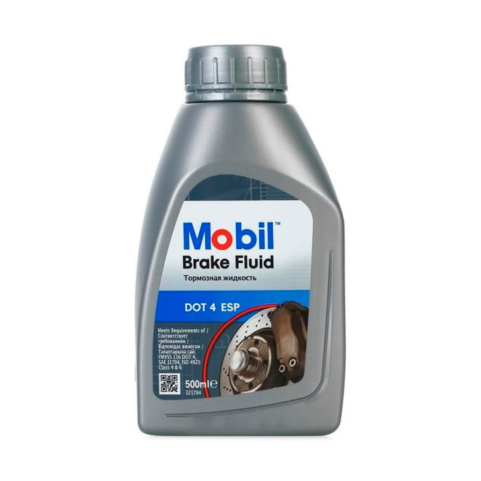 фото Тормозная жидкость mobil brake fluid dot4 esp 740149r, 0,5 л