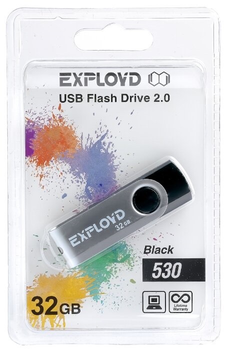 Флешка Exployd 32 ГБ (EXP32GB530Black)