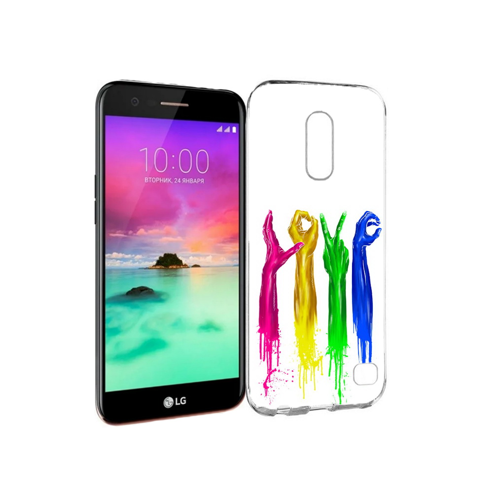 

Чехол MyPads Tocco для LG K10 (2017) яркие руки love (PT53386.73.707), Прозрачный, Tocco
