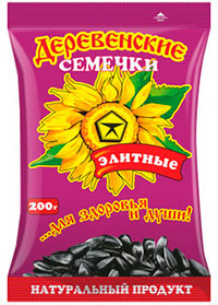 

Семечки подсолнечные Деревенские Элитные жареные 200 г