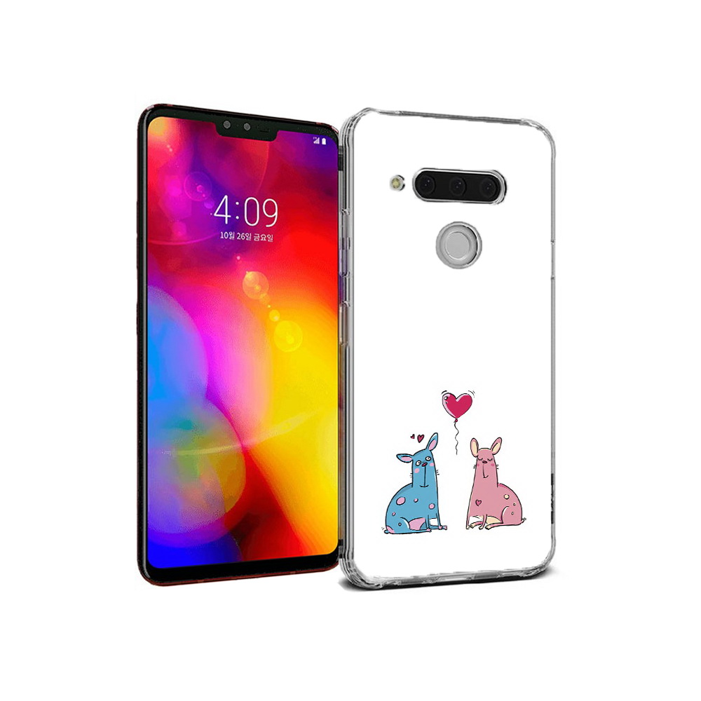 

Чехол MyPads Tocco для LG V40 ThinQ Лама любовь (PT121590.74.102), Прозрачный, Tocco