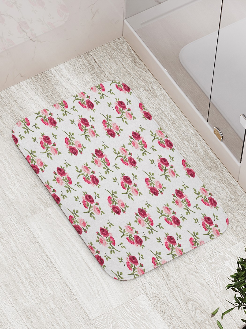 

bath_10576 Коврик противоскользящий для ванной, сауны, бассейна, 77х52 см